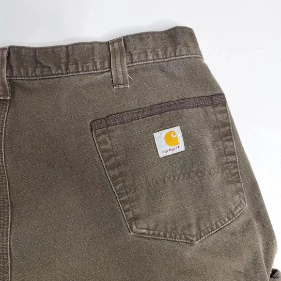 Carhartt Men's Cargo Carpenter Ripstop Relaxed Fit Shorts B357 DFE WorkSize 3 - Picture 9 of 9